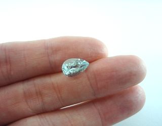 ブラジル産アンブリゴナイト☆ペアシェイプ12ｘ8☆3.11ct.